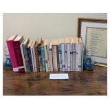 assorted Novels, Decor, etc 1
