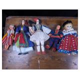 Dolls: 5 Assorted European Historical Style