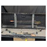 PSE Deer Hunter Compound Bow with Case and Arrows