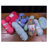 Yarn: Lilac, Pink, Turquoise, Rainbow