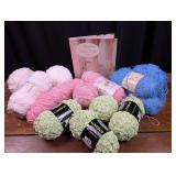 Yarn: PInk, Blue, White, Green, Ballet Craft Book