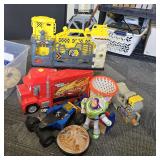 Toys: Dinosaur, Cars Lightning McQueen Truck