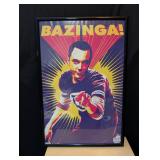Bazinga Sheldon Big Bang Theory Poster