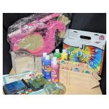 Crafts: Tie Dye Kit, Paints, Mosaic Tiles etc
