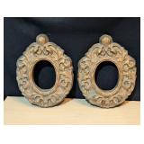 Vintage Plaster/Chalkware Frames