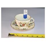 Staffordshire Debutante cup and saucer bone china