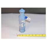 Avon avonshire blue cologne bottle half full