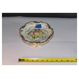 Hand painted shafford japan porcelain pedestal