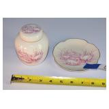 Swan 'Ginger Jar' and plate