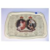 queens silver jubilee metal tray