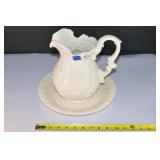 vtg jug and wash basin