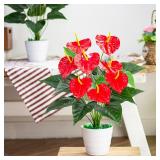 53cm Artificial Monstera Leaves Home Plastic...