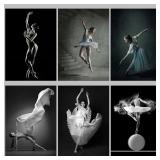 Ballet Dancers Black and White Vintage Posters...