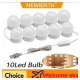 10 LED Detachable Bulbs Professional Makeup...
