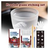 Glass Etching Art Craft Kit | Reusable Etch...