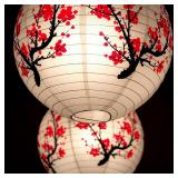 1PC Plum Blossom Paper Lanterns Chinese...