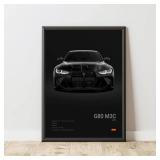 2-A1 Famous Cars G80 M3C Canvas Wall Art Print...