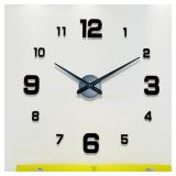 3D Wall Clock Luminous Frameless Wall Clocks...