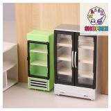 1/12 Dollhouse Simulation Refrigerator Freezer...