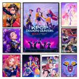 KPop Demon Hunters Painting Calligraphy Canvas...