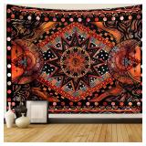 1pc Vintage Sun, Moon Tapestry, Bohemian...