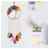 Tree of Life 7 Chakra Stone Dream Catcher...