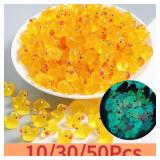 10/30/50 Glow-in-the-Dark Mini Ducklings with...