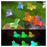 10PCS Mini Lizards Glow At Dark Lizard Vivarium...