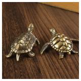 Pure Copper Turtle Statue Vintage Brass...