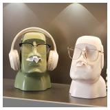Creative Moai Stone Statue Tissue Box Glasses...