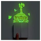 Luminous Little Kitty Butterfly Switch Sticker...
