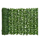 Artificial Privacy Fence Screen Faux Ivy Leaf...