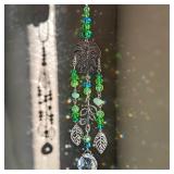 1Pc Leaf-Shaped Sun Catcher, Hanging...