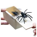 Trick Spider Funny Scare Box Wooden Hidden Box...