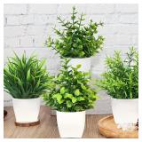 1PCS Artificial Potted Plant Scene Desktop Home...