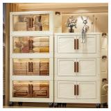 Foldable Storage Box with Clear Door -...