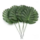 10pcs Artificial Green Turtle Leaf Scattered...