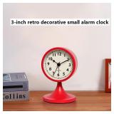 Nordic Metal Round Alarm Clock, Vintage...