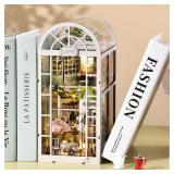 Sunshine Coffee Shop DIY Book Nook Kit 3D...