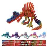 3D Printed Dinosaur Movable Echinosaurus...