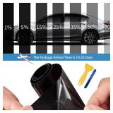 50cmx3/6m Car Window Privacy Tint Film Auto...