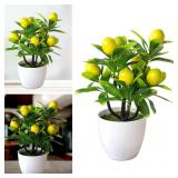 18CM Artificial Fruits Lemon Simulated Bonsai...