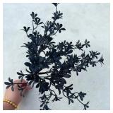 1pcs Black Halloween Artificial Flower Silk...