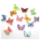12 Pcs Flower Butterfly Fridge Magnet Colorful...