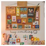 Wooden Cork Board Decoration Wall Hang Message...