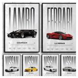 Famous Cars S14 F430 SF90 GTS AMG GT R34 F40...