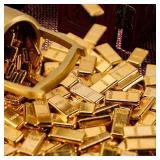 Simulated Mini Gold Bar, Zinc Alloy, Home and...