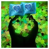 10/100PCS Glow In The Dark Mini Resin Animals &...