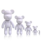 DIY Fluid Bear Sculpture Handmade Bearbrick...