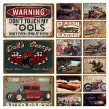 Vintage Room Decoration Home Decor Items Tin...